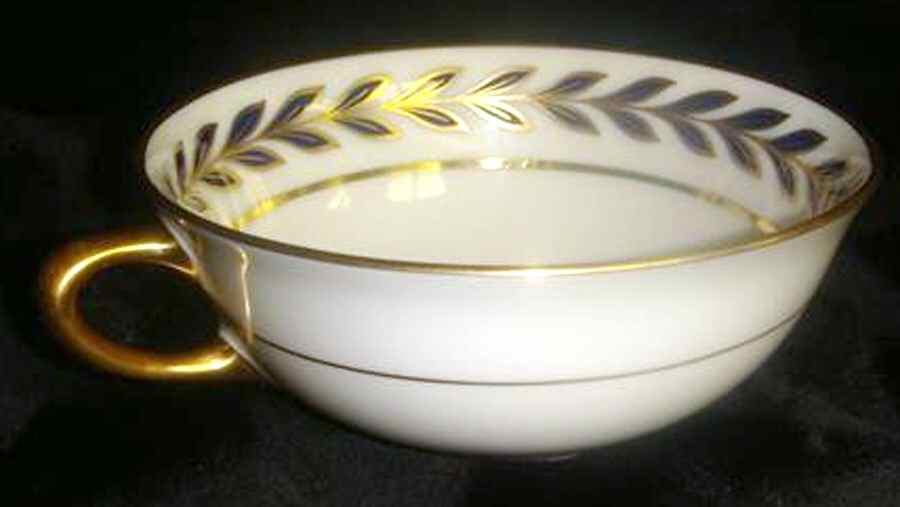 Athenia Cobalt Blue Flat Cream Soup Bowl by Lenox-1