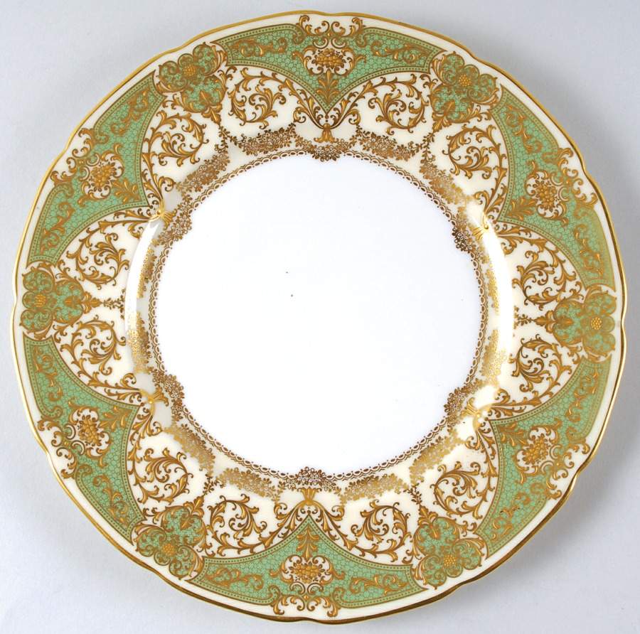 E442G Green Dinner Plate by Lenox-1
