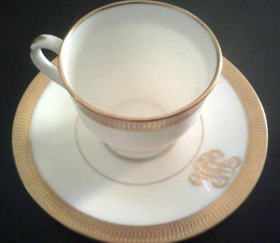 C4a Footed Cup & Saucer Set by Lenox-1