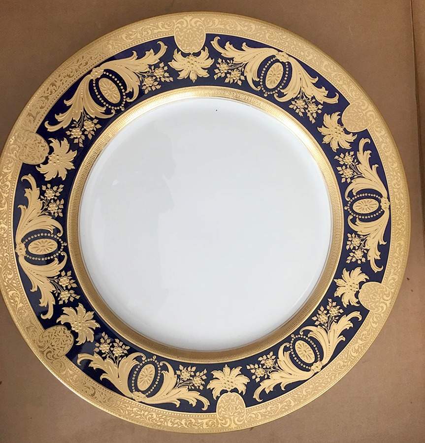 K29A Cobalt Service Plate (Charger) by Lenox-1
