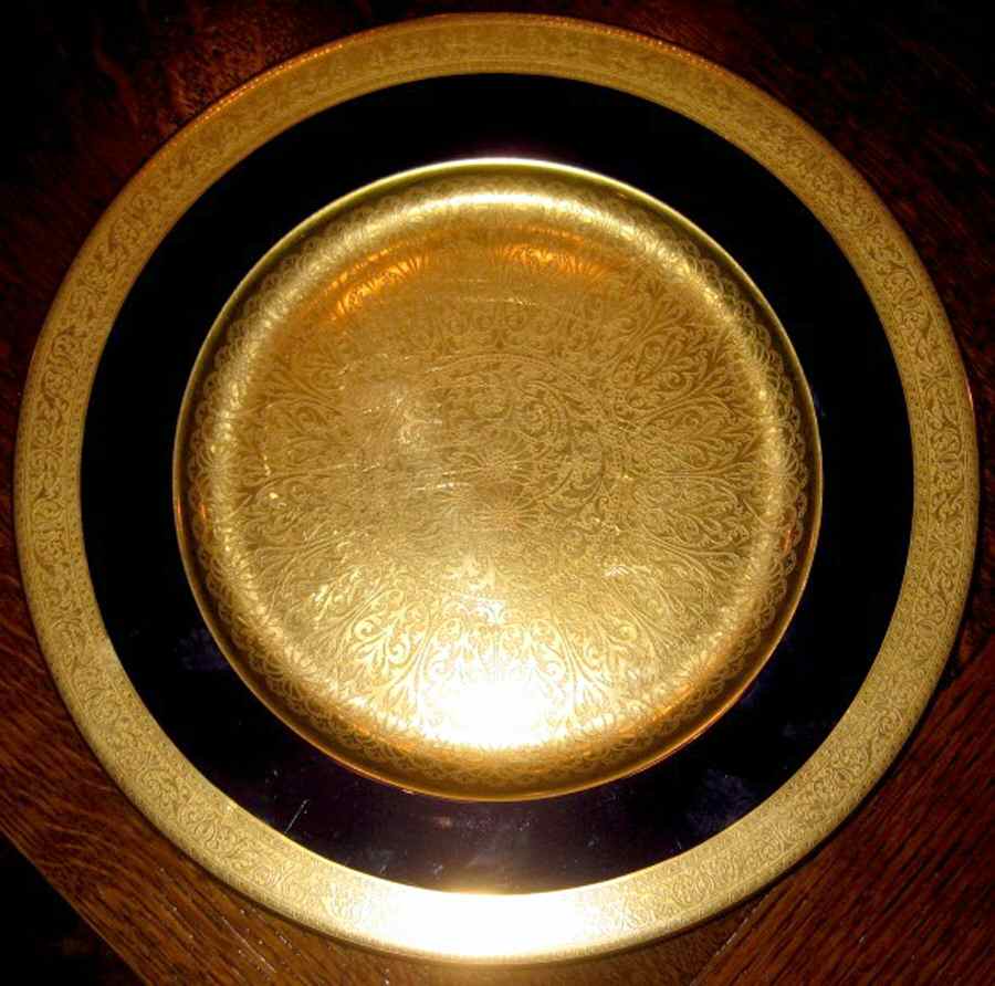 V58B Cobalt (Smooth) Service Plate (Charger) by Lenox-1