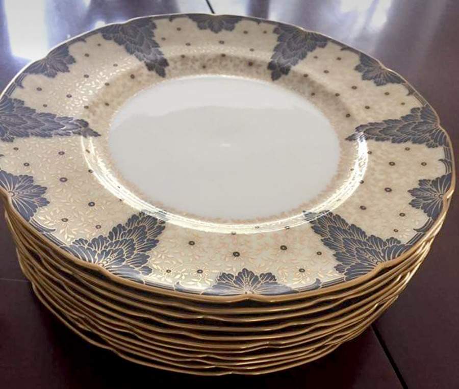 E347B Cobalt (Scalloped) Dinner Plate by Lenox-1