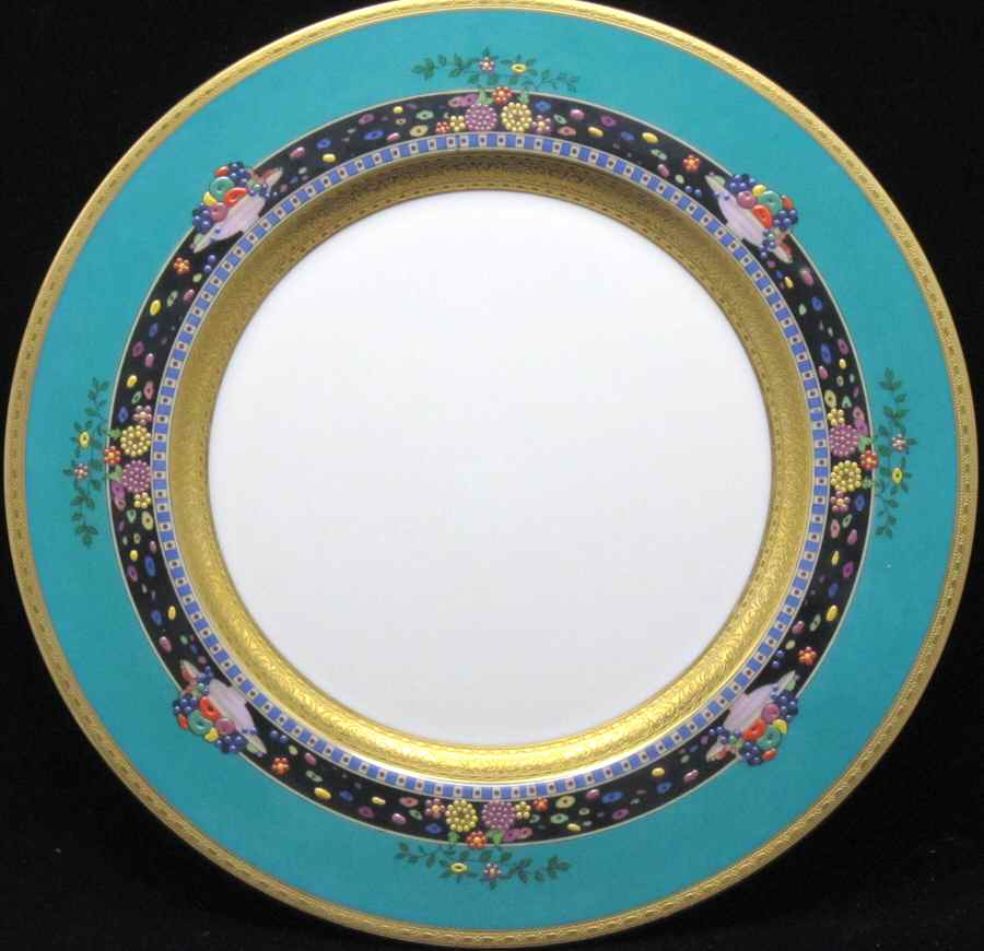 X46V Green (Smooth) Service Plate (Charger) by Lenox-1