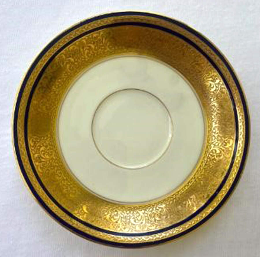 F61b Cobalt (Smooth) Saucer by Lenox-1