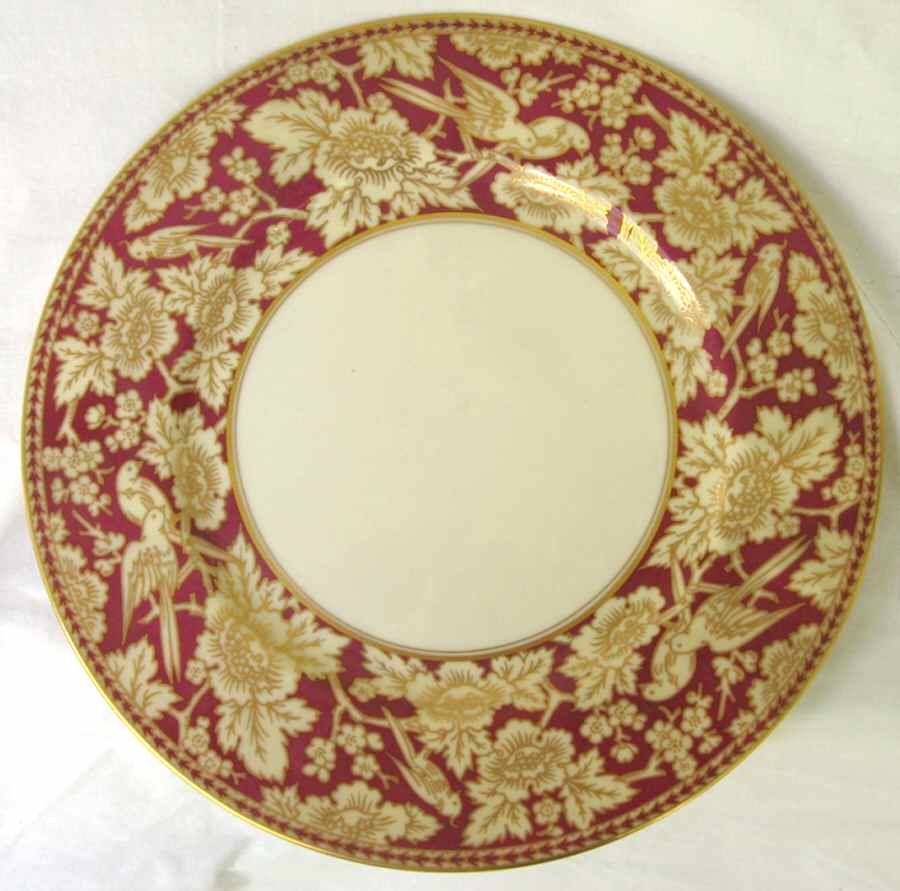 G330R Maroon Service Plate (Charger) by Lenox-1