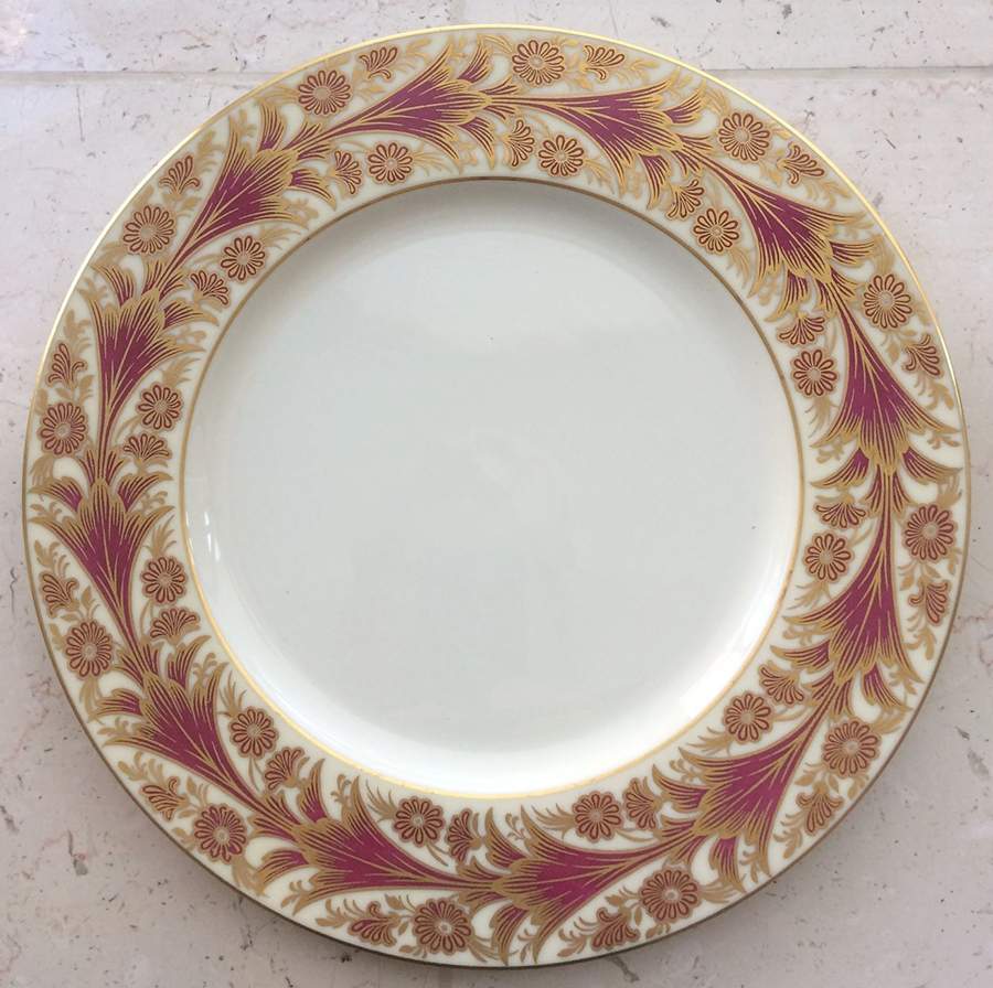 O493R Maroon Dinner Plate by Lenox-1