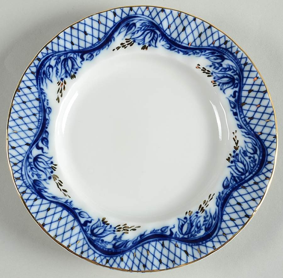 Blue Rhapsody Dessert/Pie Plate by Lomonosov-1