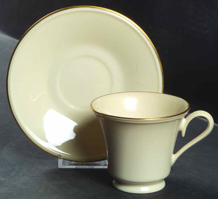 L31 Footed Cup & Saucer Set by Lenox-1
