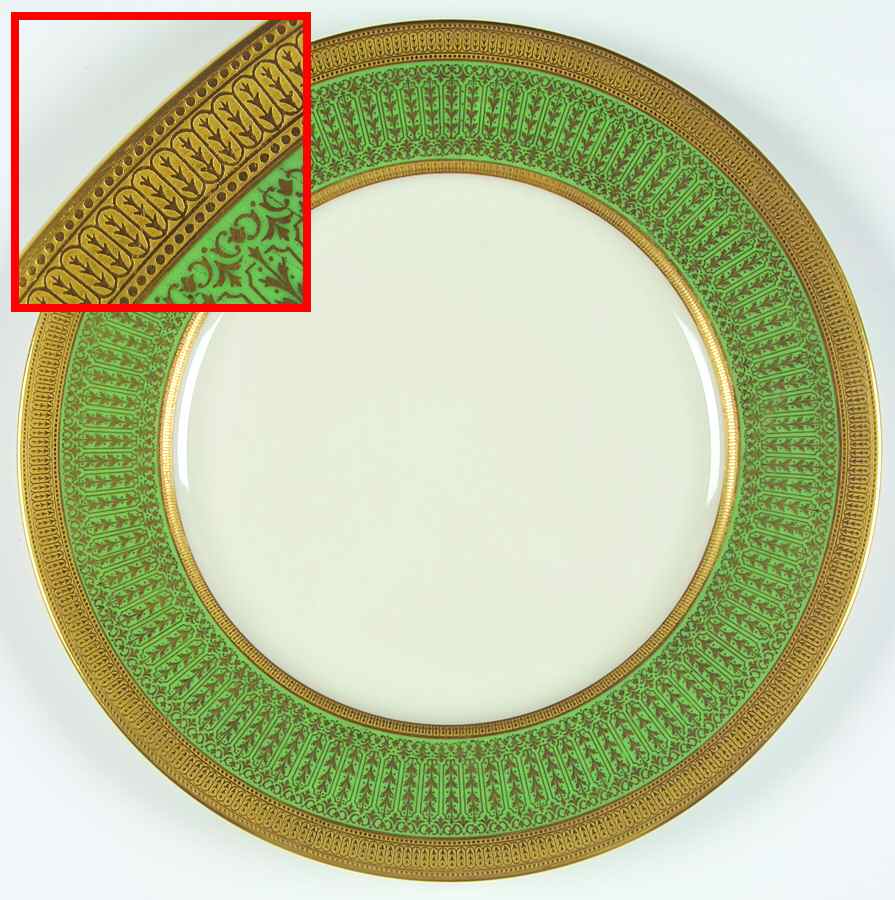 M91G Lettuce Green Dinner Plate by Lenox-1