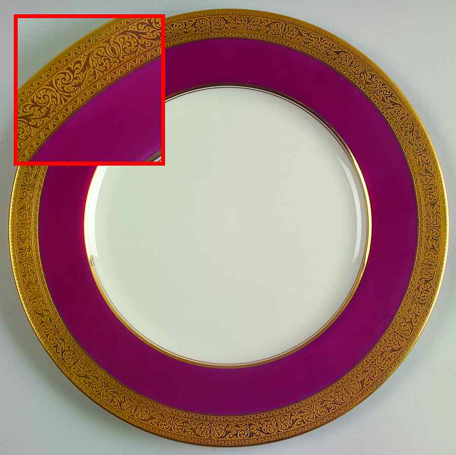 Westchester Maroon Dinner Plate by Lenox-1