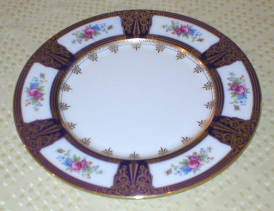 J322B Cobalt Blue Dinner Plate by Lenox-1