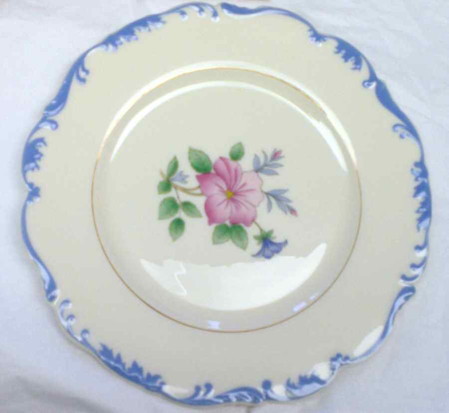 P360F Turquoise and Grey Luncheon Plate by Lenox-1