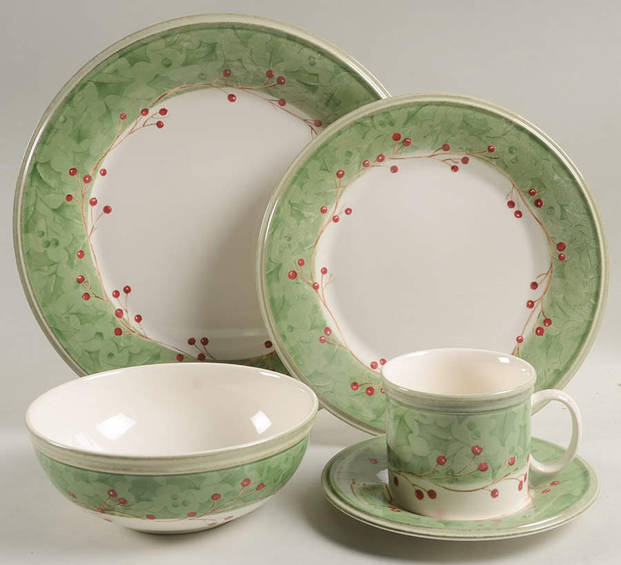 Holiday Gatherings Damask 5 Piece Place Setting by Lenox-1