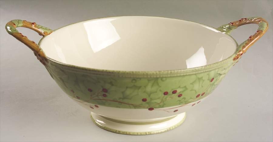 Holiday Gatherings Damask 13" Round Serving Bowl by Lenox-1