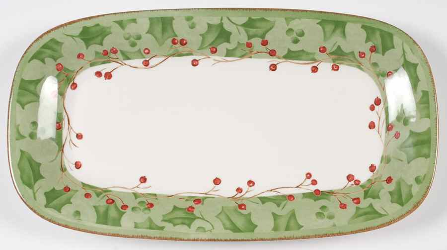 Holiday Gatherings Damask Hors d'Oeuvre Tray by Lenox-1