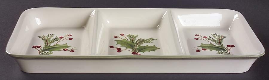 Holiday Gatherings Damask Divided Server by Lenox-1