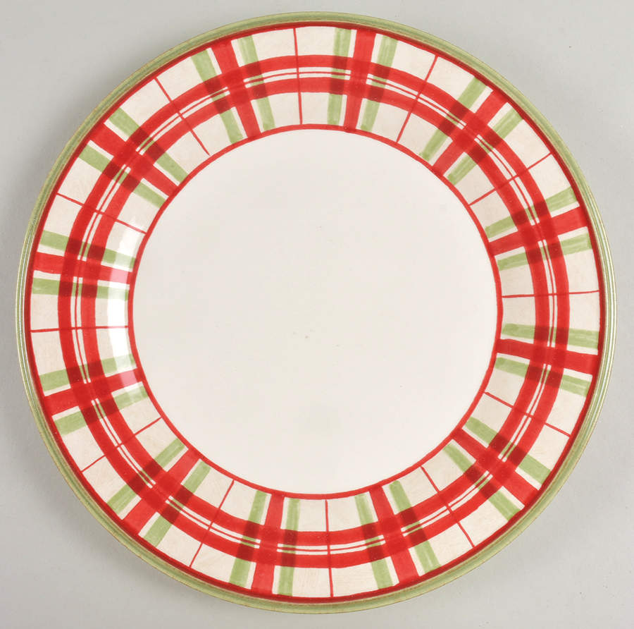 Holiday Gatherings Plaid Dinner Plate by Lenox-1