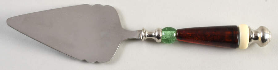 Holiday Gatherings Plaid Cake Server W/Stainless Blade by Lenox-1