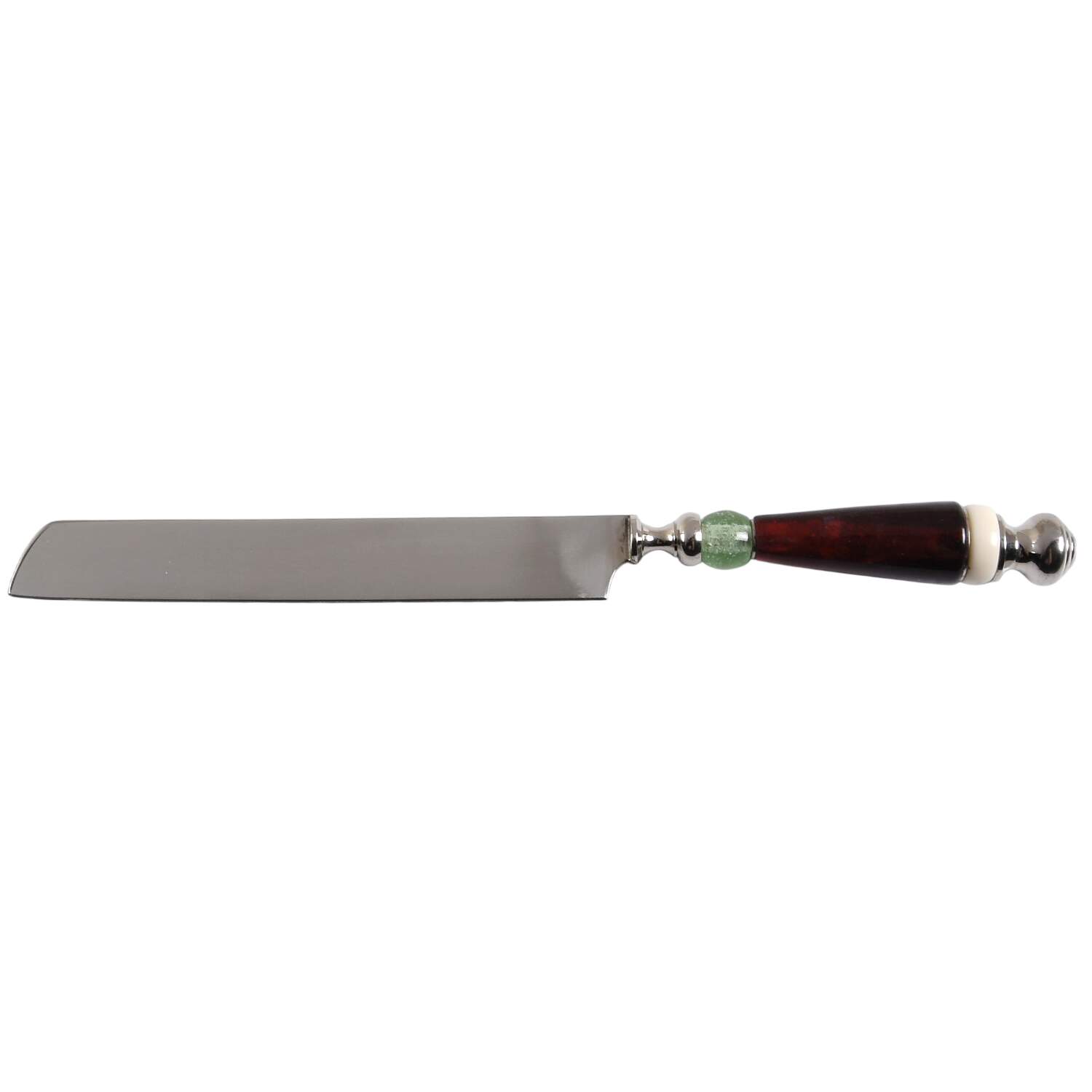 Holiday Gatherings Plaid Cake Knife/Server with Stainless Blade by Lenox-1