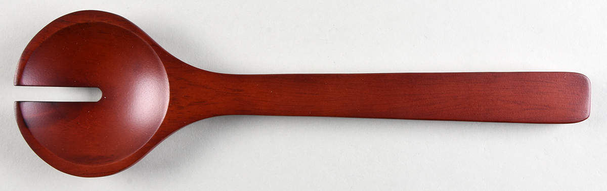 Holiday Gatherings Holiday Berry Solid Wood Salad Serving Fork by Lenox-1