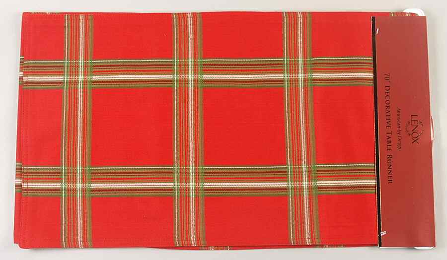 Holiday Gatherings Holiday Berry 14" X 70" Cloth Table Runner by Lenox-1