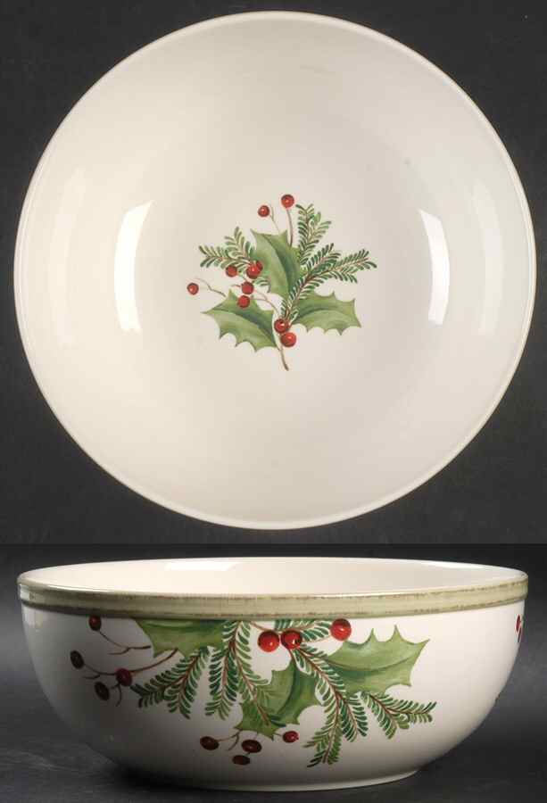 Holiday Gatherings Holiday Berry 8" Salad Serving Bowl by Lenox-1