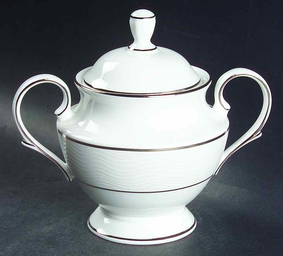 Apropos Sugar Bowl & Lid by Lenox-1