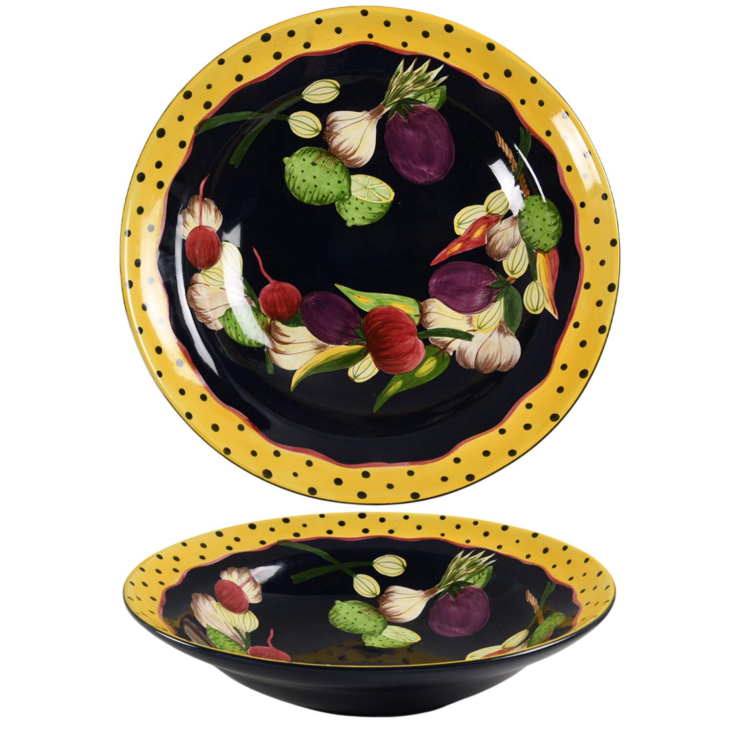 LGA10 14" Pasta Serving Bowl by Laurie Gates-1