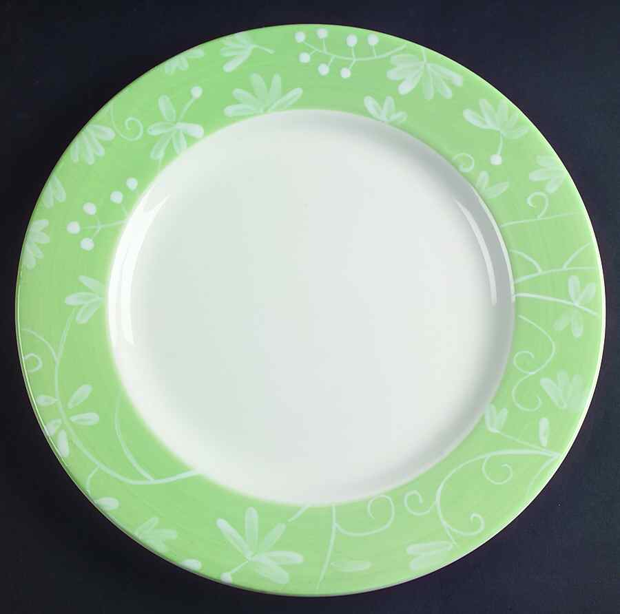 Summerville Jade Green Dinner Plate by Living Art-1