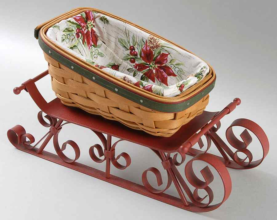 Baskets 2007 Holiday Helper&Runner w/Liner & Protector by Longaberger-1