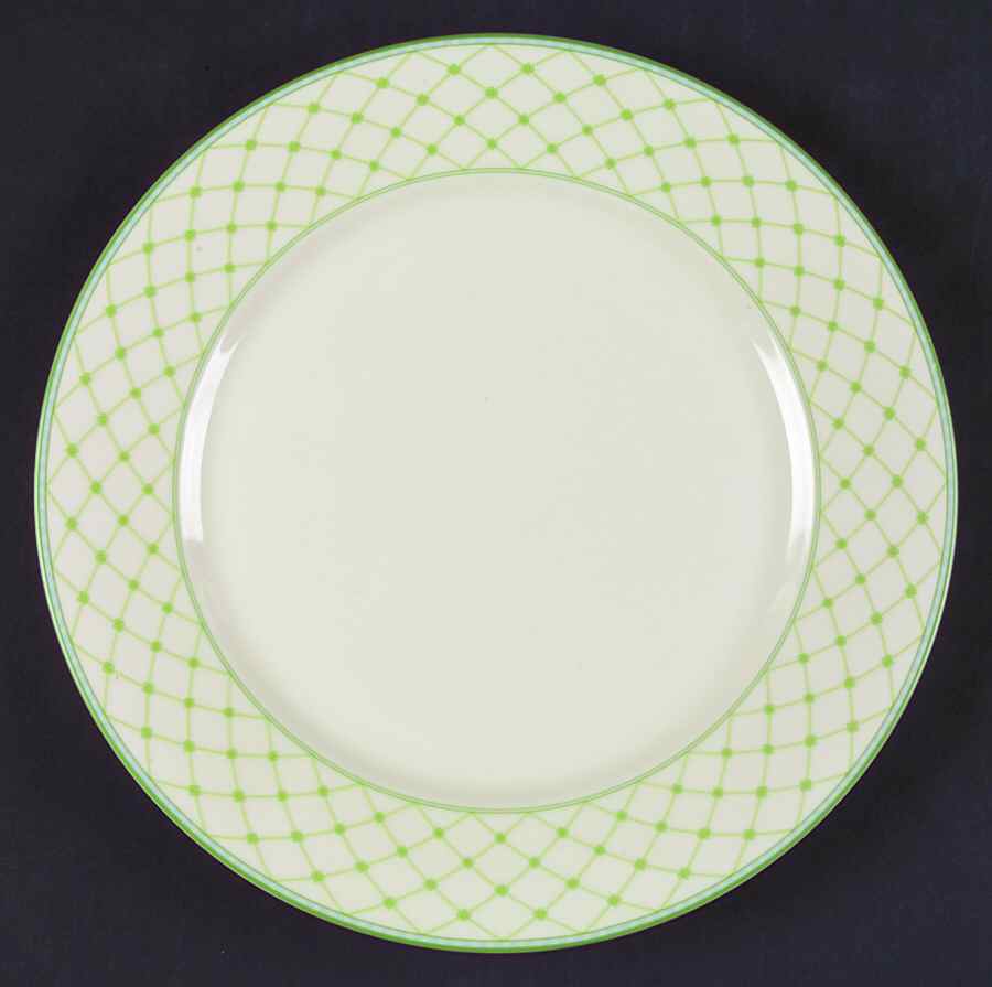 Flower Blossom Collection (Green Trim) Dinner Plate by Lenox-1