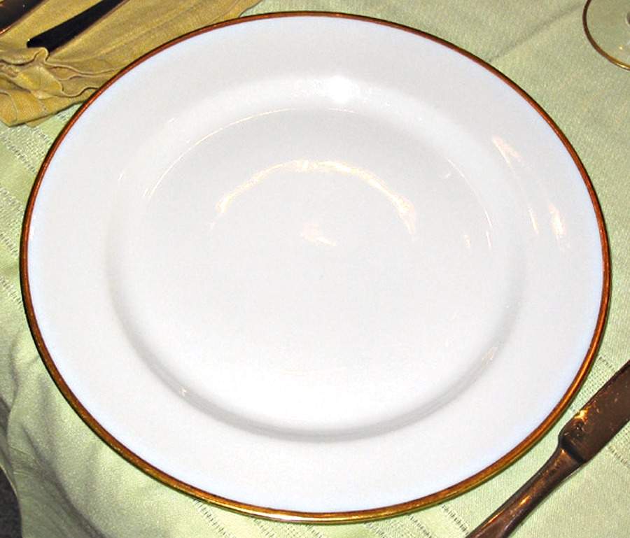 LIM323 Dinner Plate by Limoges-French-1