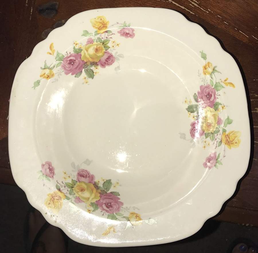 Roselyn Rim Soup Bowl by Limoges-American-1