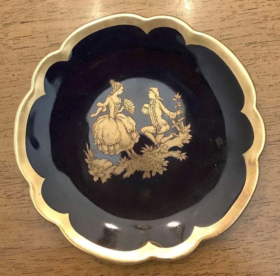 Marquise Butter Pat by Limoges Castel-1