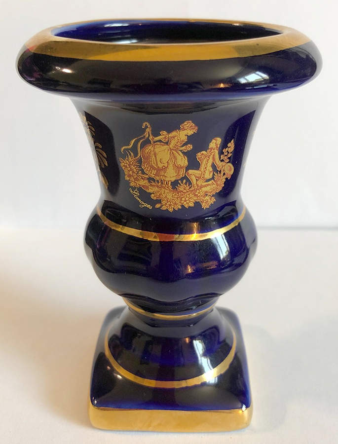 Marquise 4" Vase by Limoges Castel-1