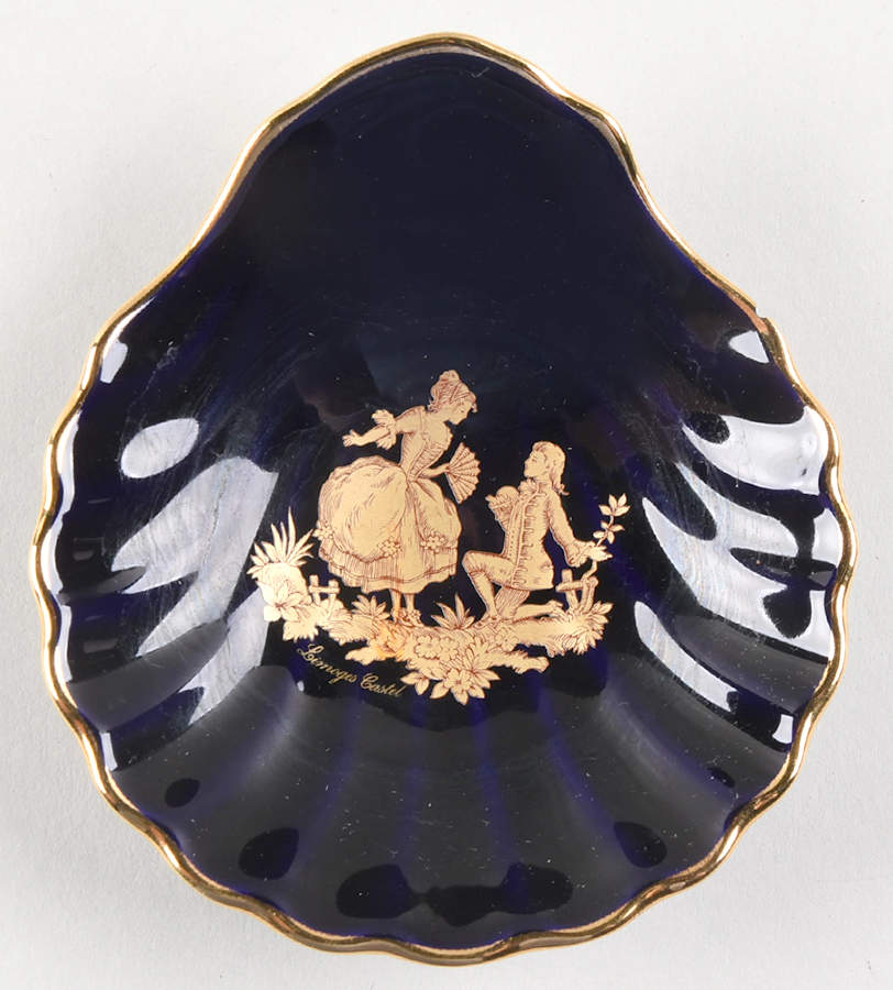 Marquise Shell Shaped Dish by Limoges Castel-1