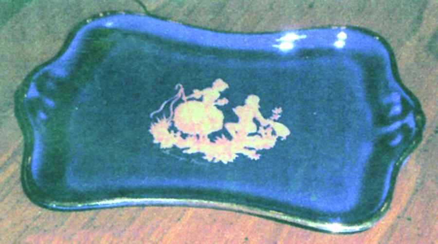 Marquise Miniature Tray by Limoges Castel-1