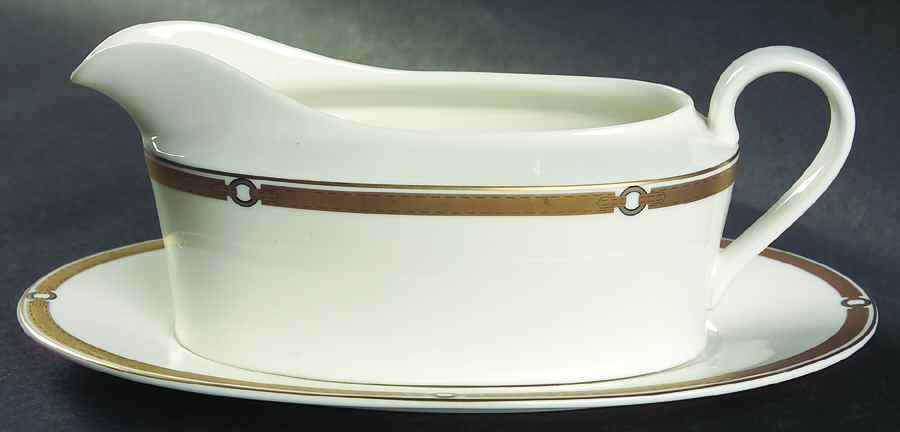 Harness Gravy Boat & Underplate by Ralph Lauren China-1