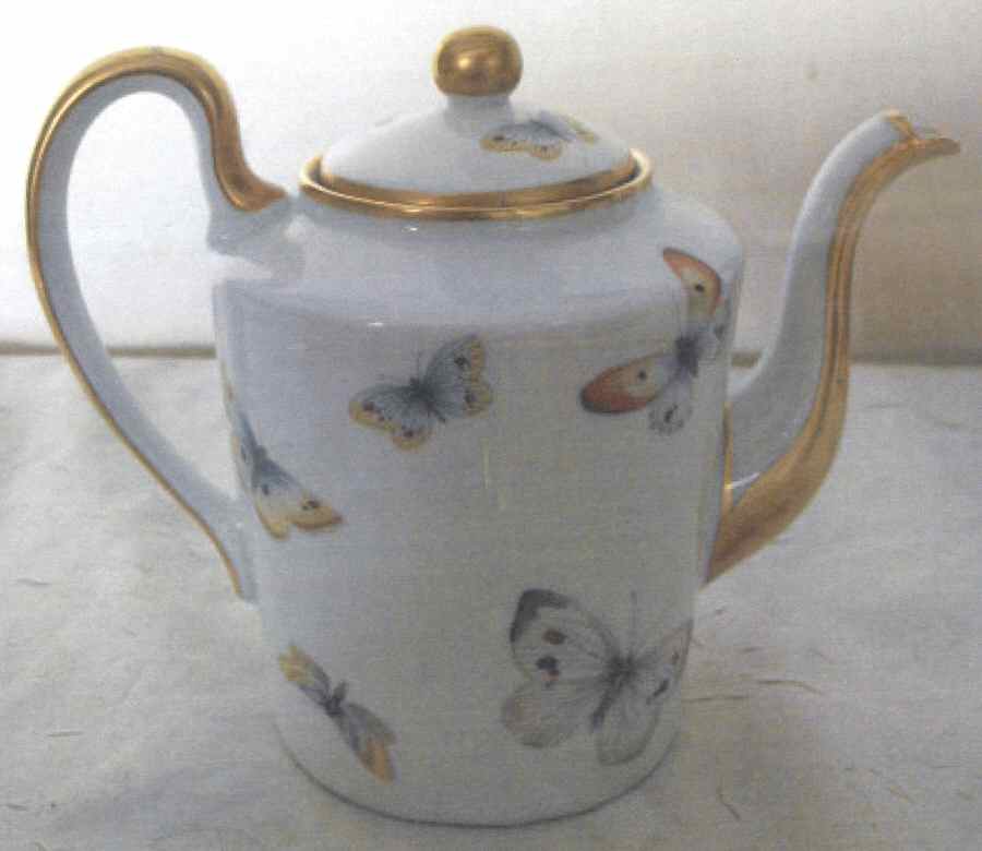 LIM280 Teapot & Lid by Limoges-French-1
