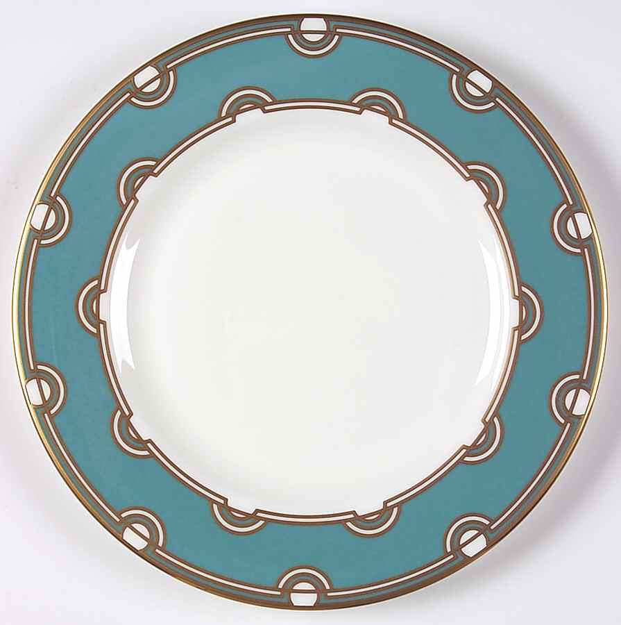 Corona Grove Aqua Salad Plate by Lenox-1