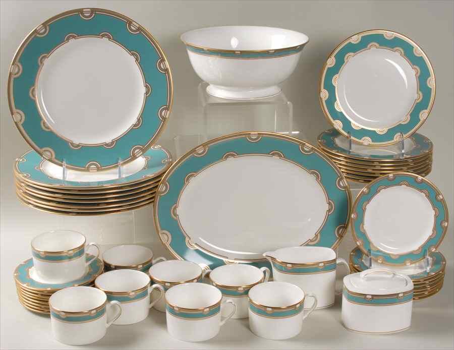 Corona Grove Aqua 45 Piece Set by Lenox-1
