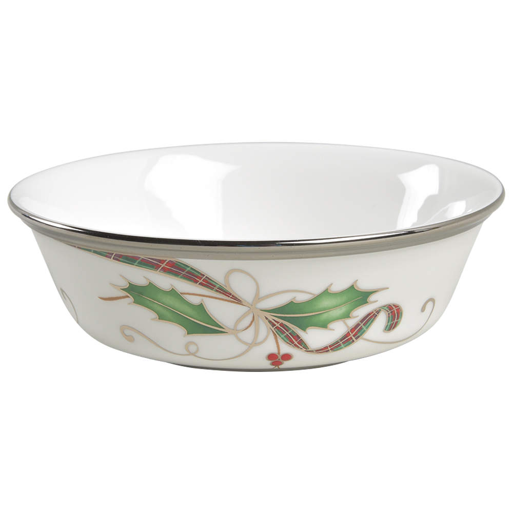 Holiday Nouveau Platinum (White) 6" All Purpose Bowl by Lenox-1