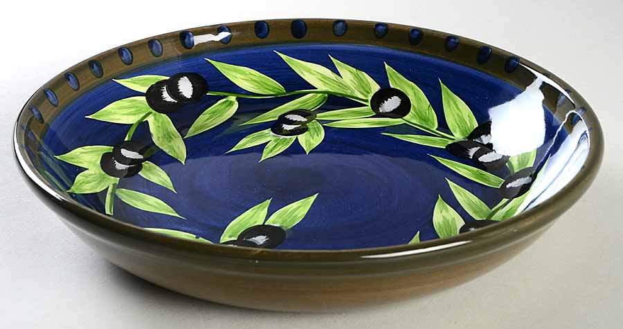 Olive 9" Individual Pasta Bowl by Laurie Gates-1