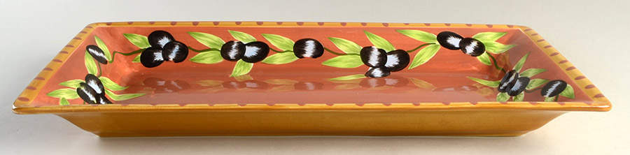 Olive Bread Tray by Laurie Gates-1