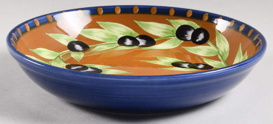 Olive 9" Individual Pasta Bowl by Laurie Gates-1