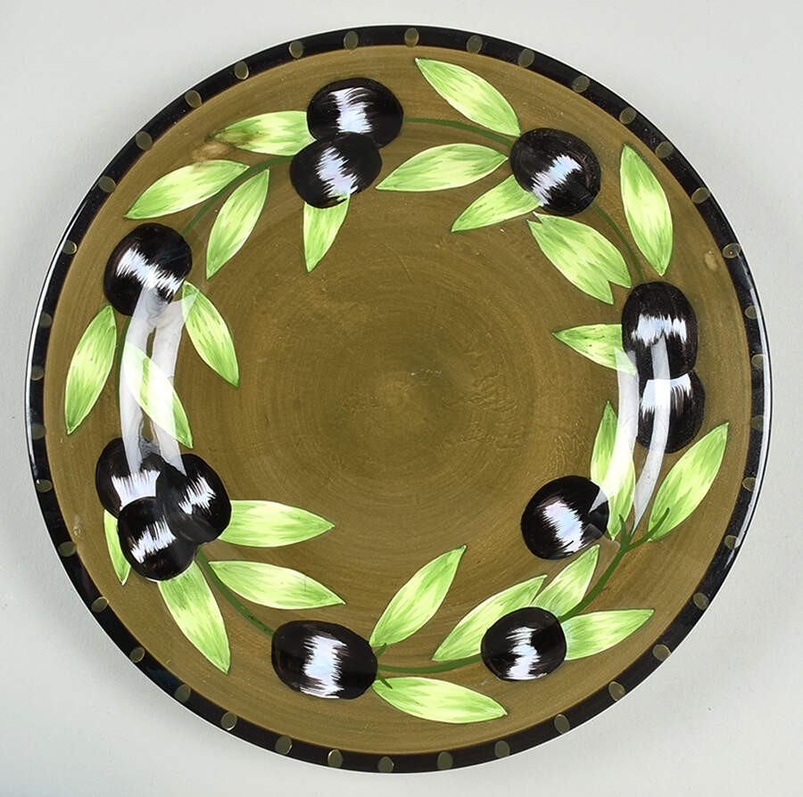 Olive Salad Plate by Laurie Gates-1