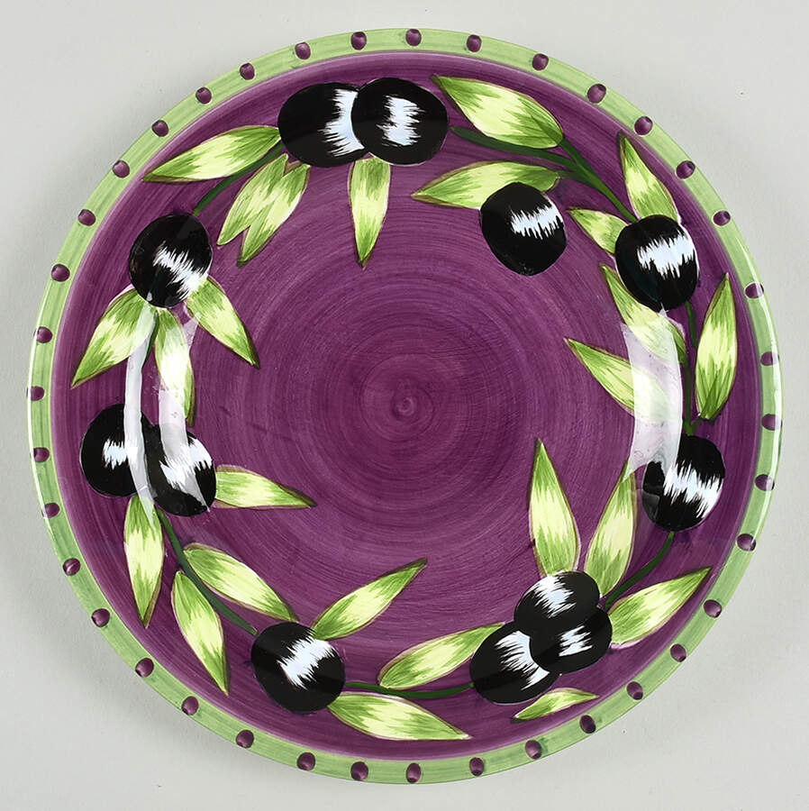 Olive Salad Plate by Laurie Gates-1