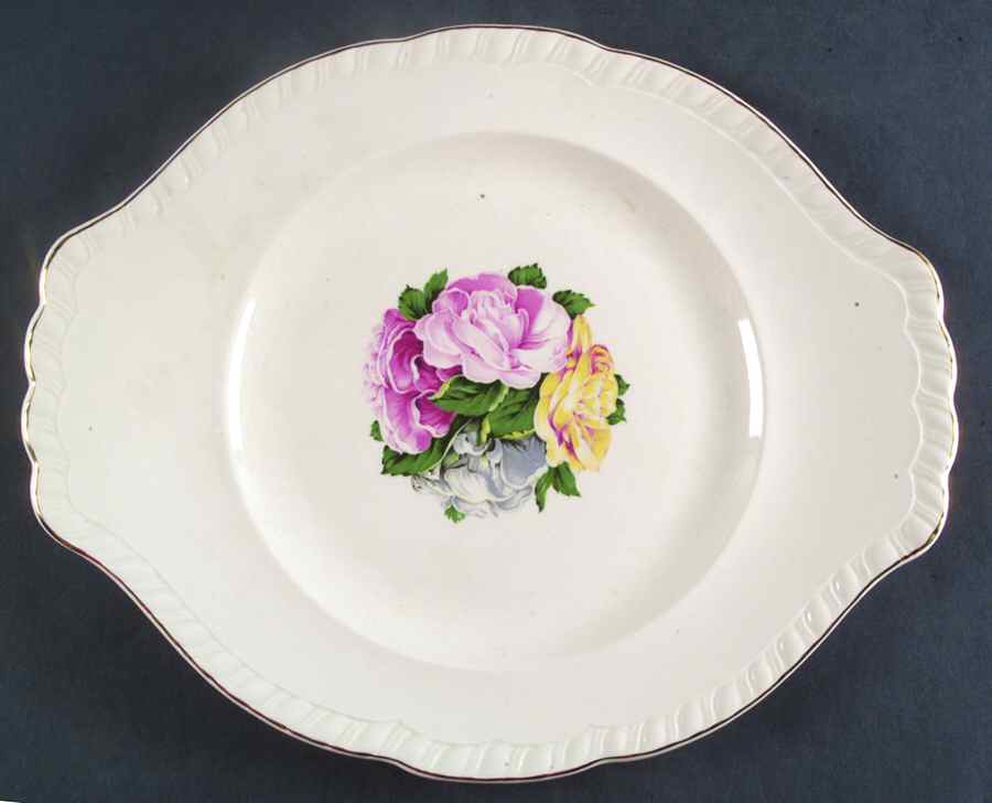 Janis 13" Oval Serving Platter by Limoges-American-1