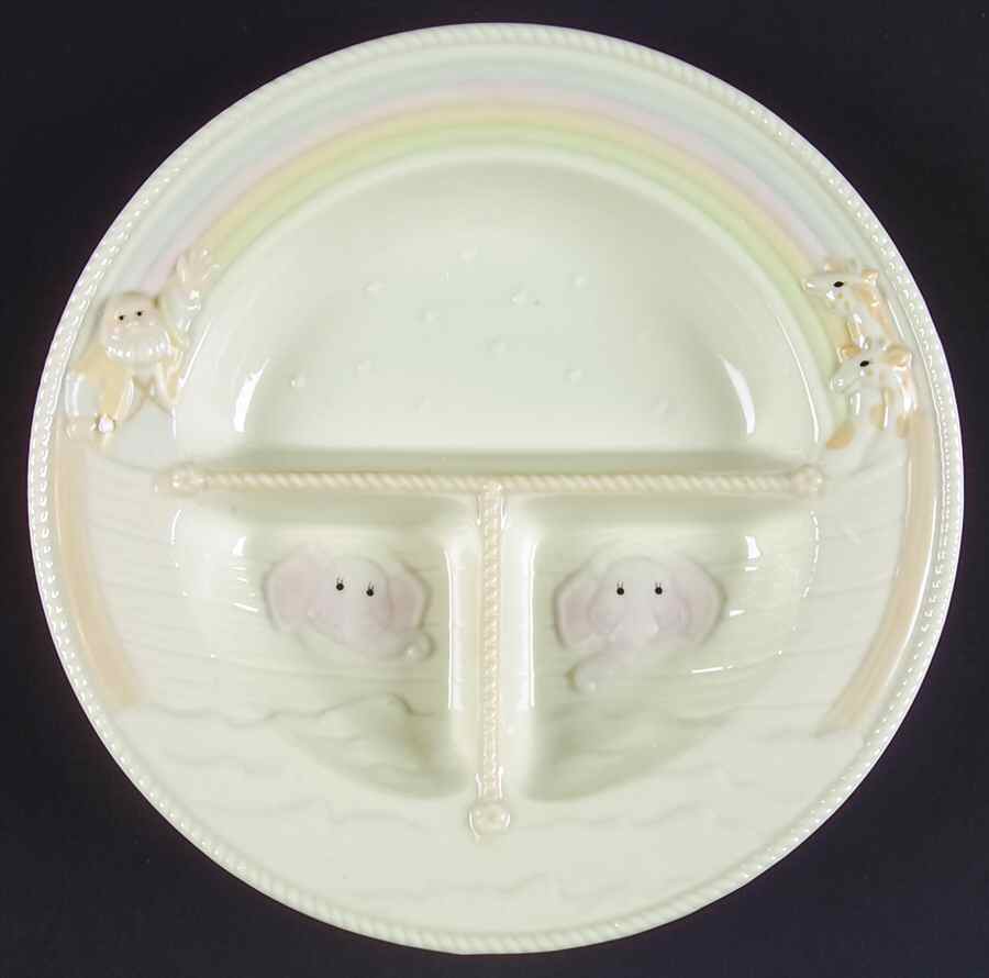 Noahs Ark (3 Part) Divided Plate by Lenox-1