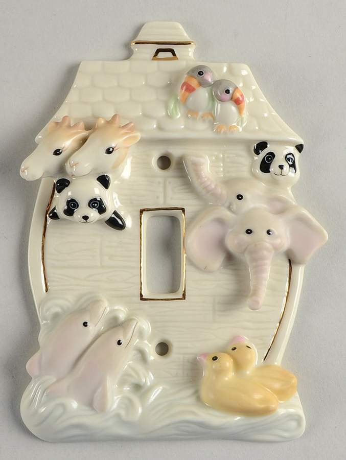 Noahs Ark Single Light Switch Cover by Lenox-1